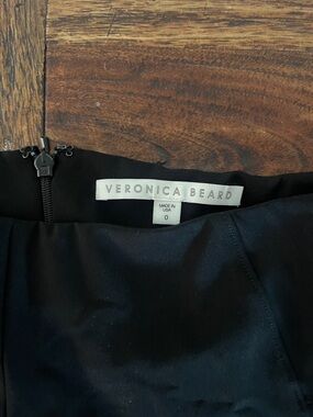 Veronica Beard Black High-Waist Pencil Skirt